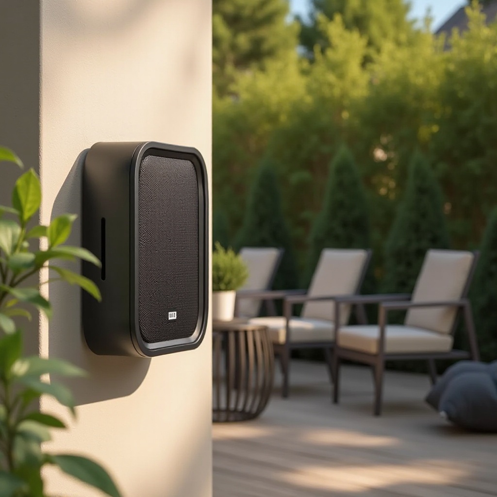 haut-parleurs Bluetooth extérieurs montables
