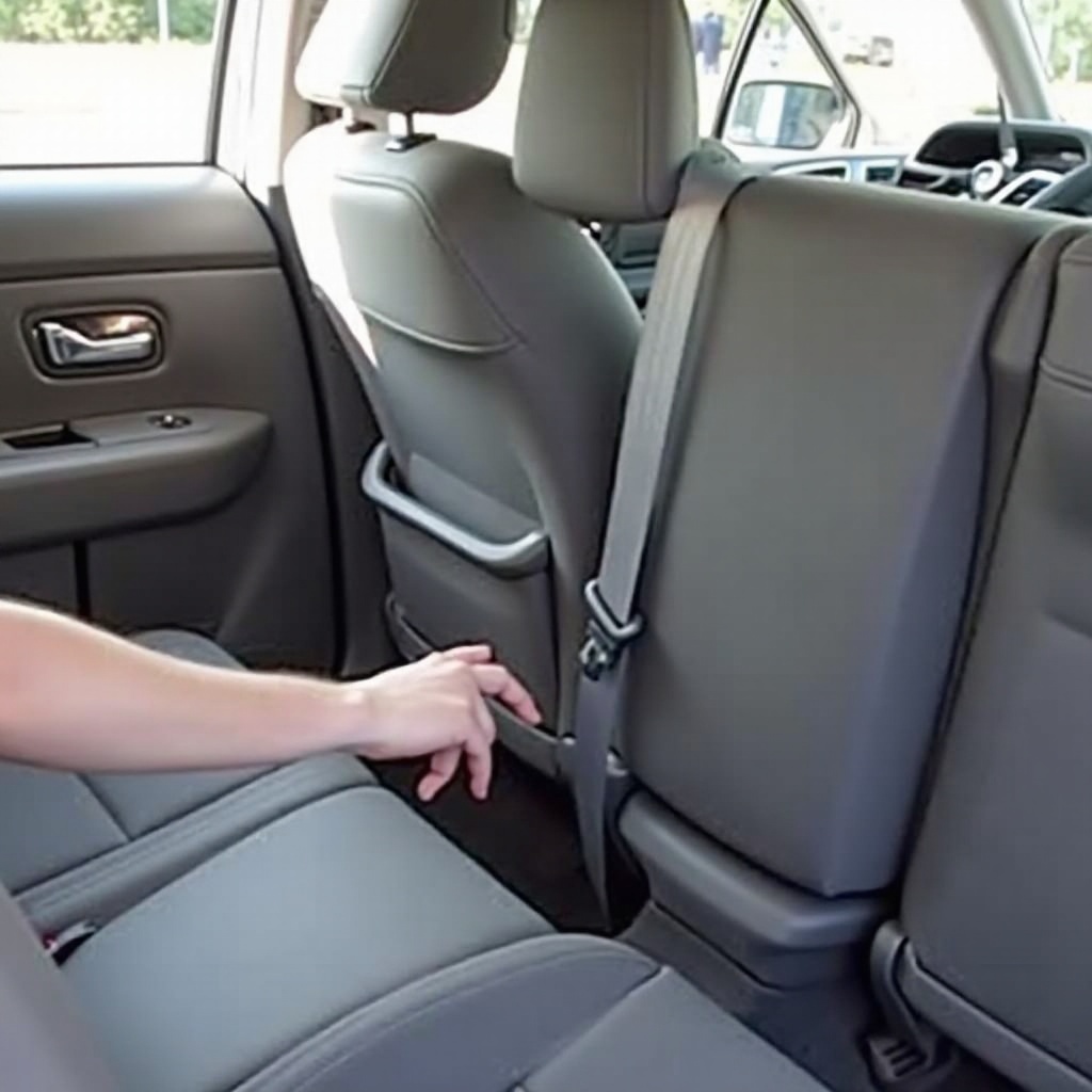 how to install a graco car seat without a base